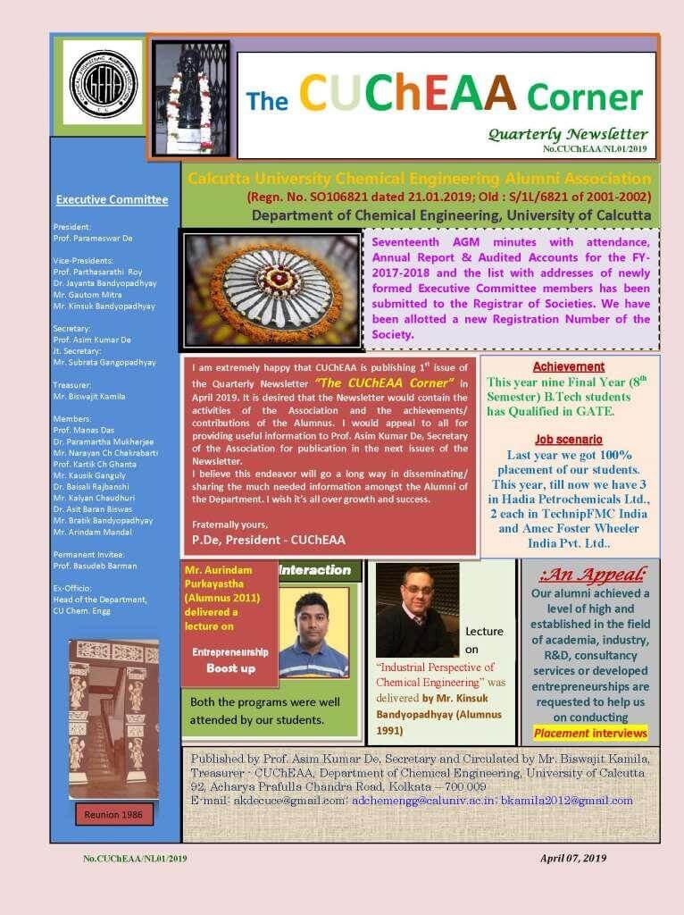 Newsletter Page 1