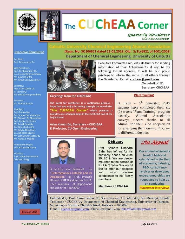 Archived Newsletter Page 1